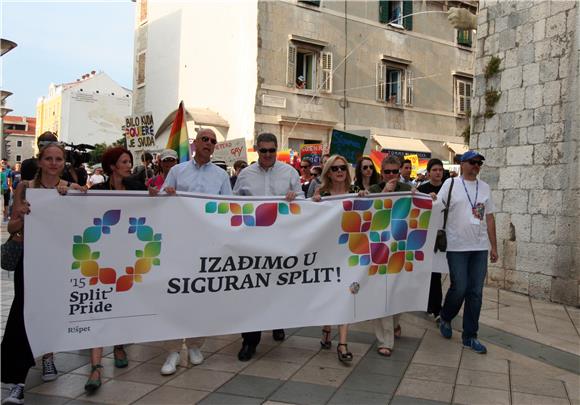 Pod sloganom 'Izađimo u siguran Split' održan peti Split Pride