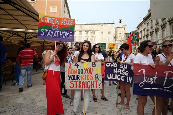 Pod sloganom 'Izađimo u siguran Split' održan peti Split Pride