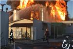 UKRAINE FUEL DEPOT BLAZE