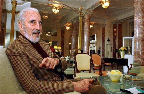 FILE SWITZERLAND OBIT CHRISTOPHER LEE