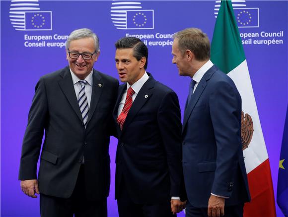 BELGIUM EU MEXICO SUMMIT