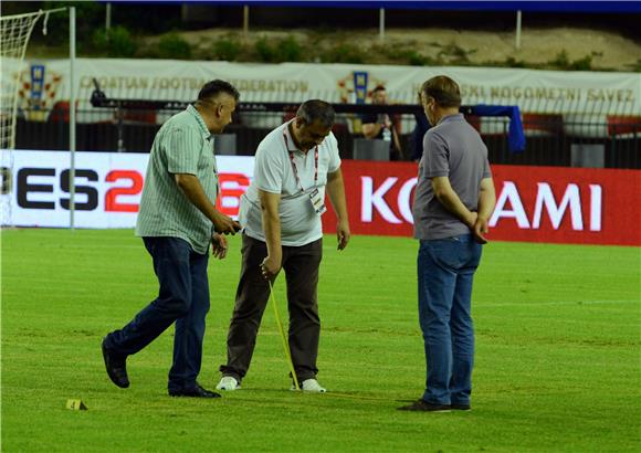 HNS apologises after swastika appears on pitch during match with Italy