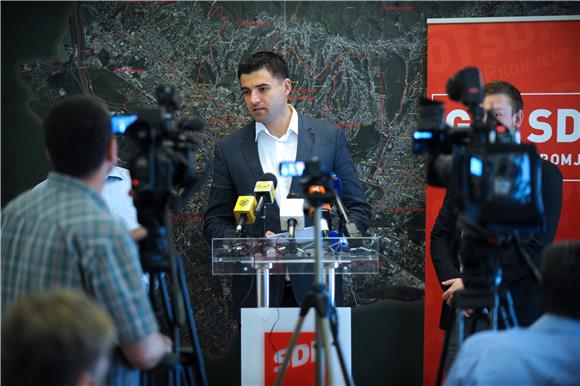 Konferencija za medije zagrebačkog SDP-a