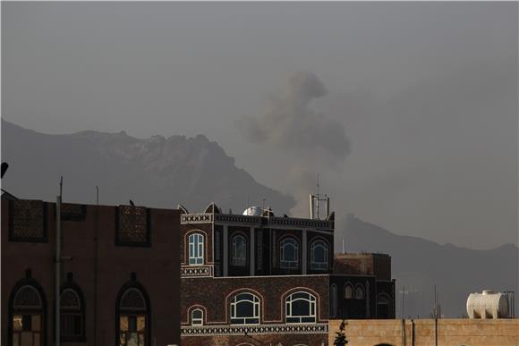 YEMEN HOUTHIS SAUDI AIR STRIKES