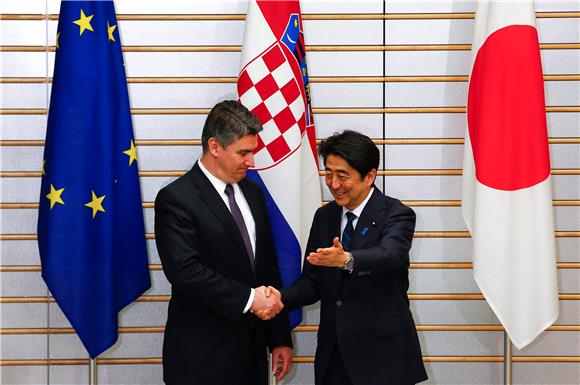 JAPAN CROATIA DIPLOMACY