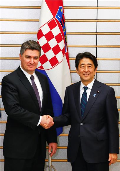 JAPAN CROATIA DIPLOMACY