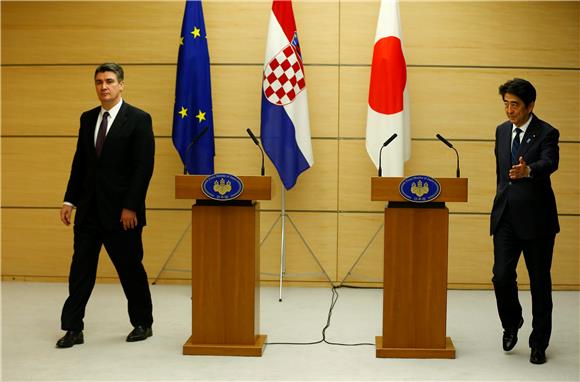 JAPAN CROATIA DIPLOMACY