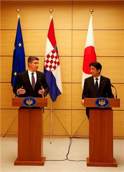 JAPAN CROATIA DIPLOMACY