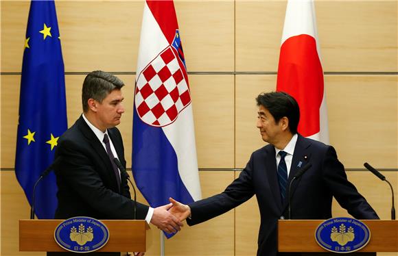 JAPAN CROATIA DIPLOMACY