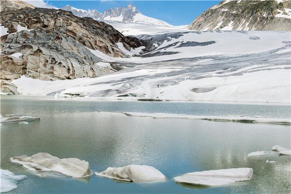 SWITZERLAND GLACIER RHONE