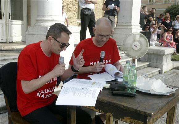 Performansom Olivera Frljića i Marina Blaževića otvorene Riječke ljetne noći