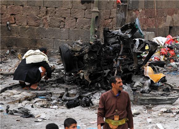 YEMEN HOUTHIS CAR BOMB