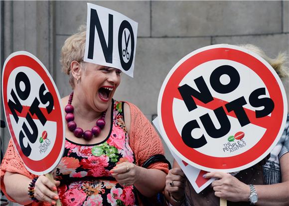 BRITAIN ANTI AUSTERITY PROTESTS