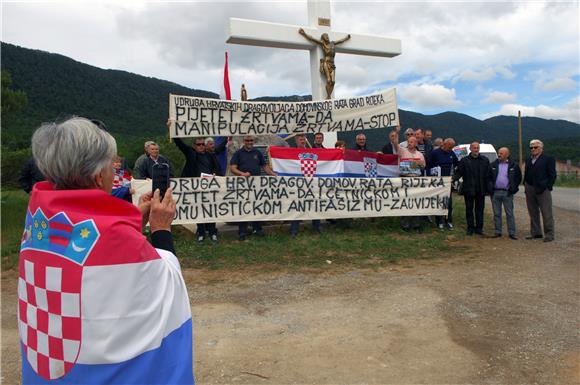 Kontraskup branitelja uoči komemoracije za žrtve ustaškog logora u Jadovnom