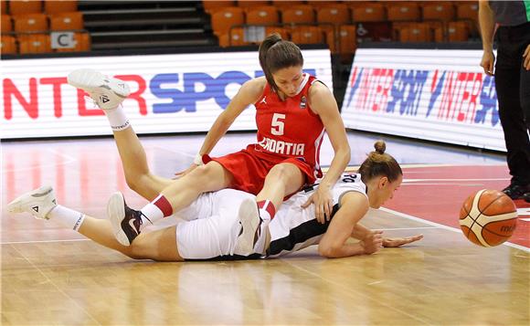 EP Košarkašica: Hrvatska - Slovačka 62-84