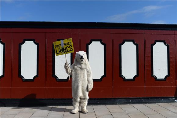 BRITAIN FRACKING DEMONSTRATION