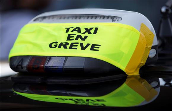 FRANCE TAXI UBER PROTEST