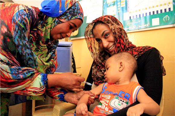 SUDAN HEALTH MEASLES VACCINATION