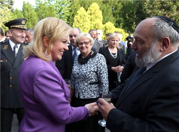 Svečani prijem u prigodi Dana državnosti u Uredu predsjednice RH