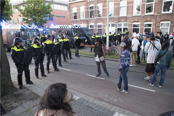 NETHERLANDS FESTIVAL ARREST PROTEST 