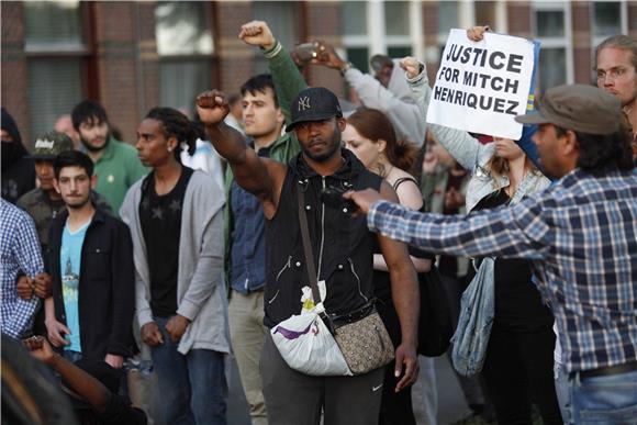 NETHERLANDS FESTIVAL ARREST PROTEST 