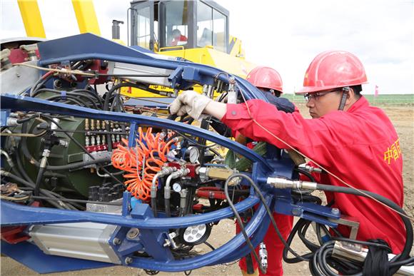 CHINA RUSSIAN GAS PIPELINE CONSTRUCTION