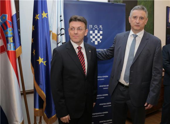 Karamarko sudjelovao na sastanku s predstavnicima Hrvatske gospodarske komore 