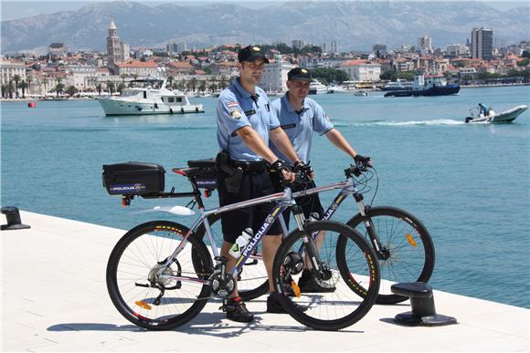 Split dobio policijsku ophodnju na biciklima