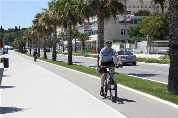 Split dobio policijsku ophodnju na biciklima