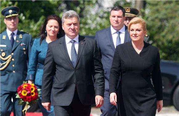 Croatian, Macedonian presidents meet