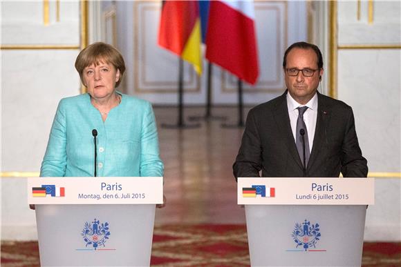 GRČKI REFERENDUM: Merkel i Hollande pozvali Grčku da brzo iznese prijedloge