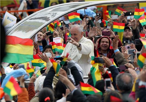 BOLIVIA POPE FRANCIS VISIT