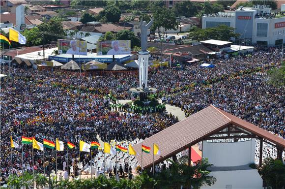 BOLIVIA POPE FRANCIS