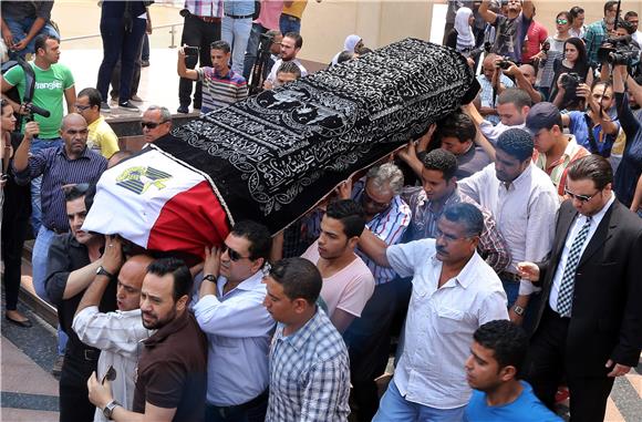 EGYPT FUNERAL OMAR SHARIF