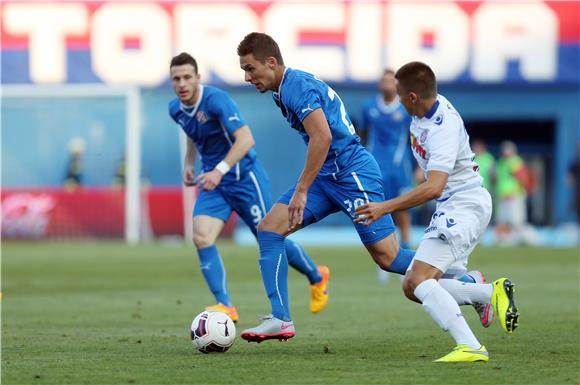 Prva HNL: Dinamo - Hajduk 1-1 (poluvrijeme)