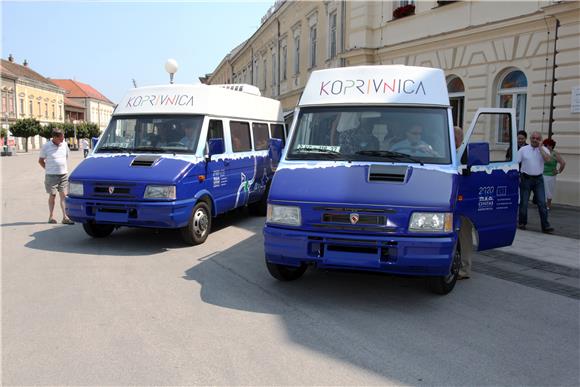 Koprivnica prva u državi dobila električne autobuse za javni prijevoz