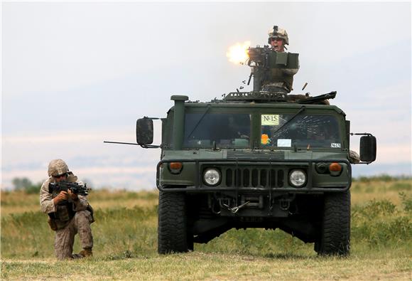 GEORGIA DEFENCE NATO MILITARY EXERCISE