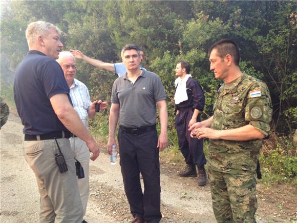 PM visits fire-hit Korcula island