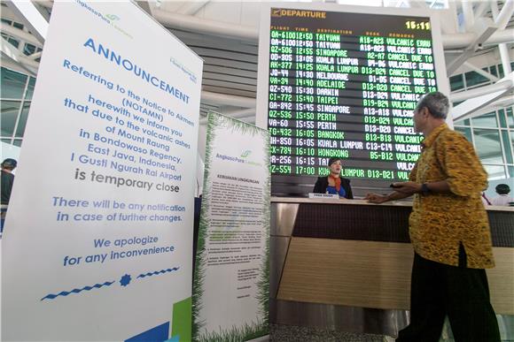 INDONESIA AVIATION BALI AIRPORT CLOSURE