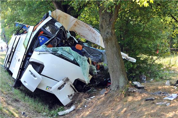 POLAND ACCIDENTS UKRAINIAN BUS CRASH