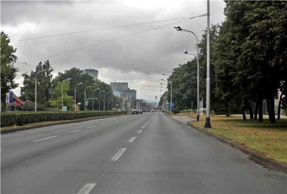 Oblačno jutro u Zagrebu