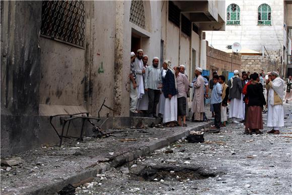 YEMEN MOSQUE CAR BOMBING