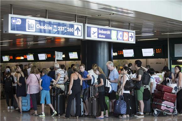 ITALY TRANSPORT FIUMICINO BLACKOUT