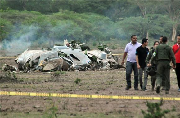 COLOMBIA MILITARY PLANE CRASH