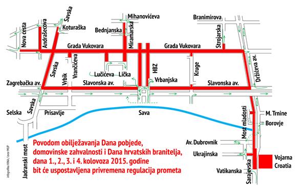 ZET: od 13 sati posebna regulacija prometa