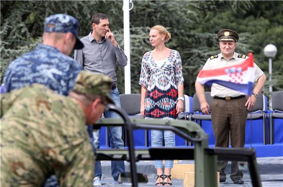 Održano završno uvježbavanje postroja za mimohod povodom Dana pobjede i Domovinske zahvalnosti