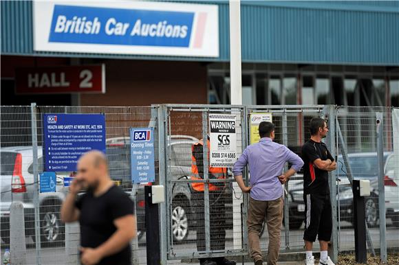 BRITAIN BLACKBUSHE AUCTION JET CRASH