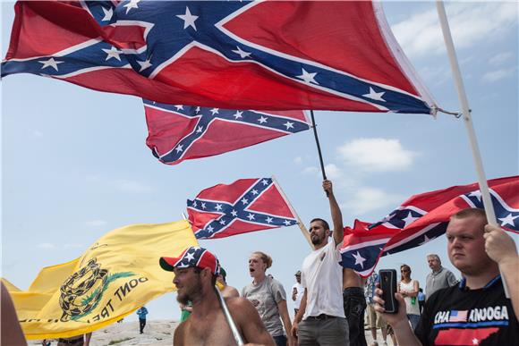 USA CONFEDERATE FLAG RALLY