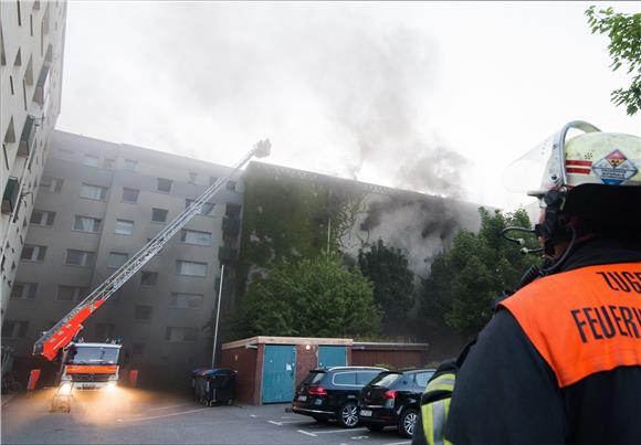 GERMANY HAMBURG FIRE