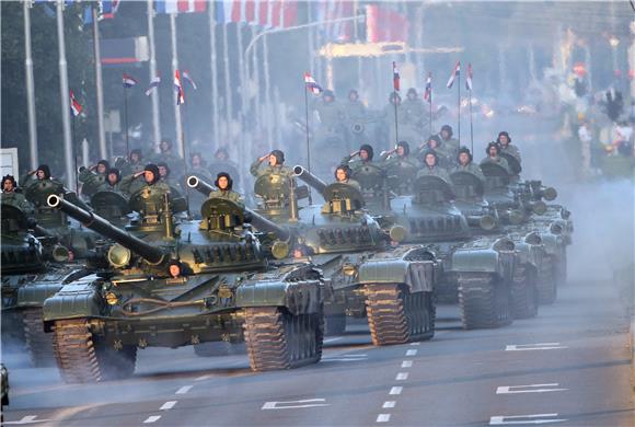 Grand military parade held in Croatia to mark Operation Storm anniversary